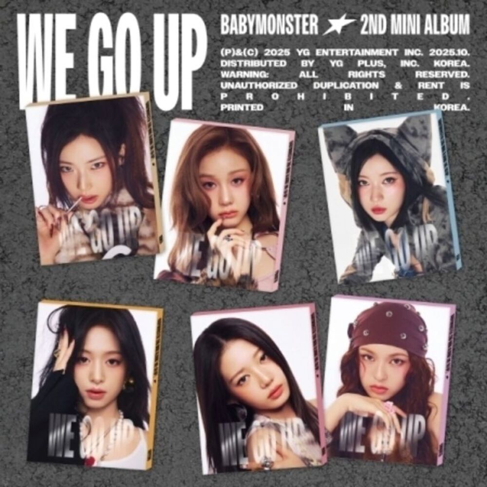 BABYMONSTER - We Go Up - Random Cover Pattern Version - incl. 56pg Photobook, 3